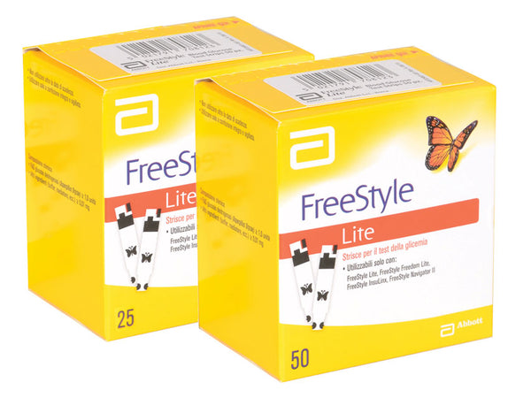 Strisce Glucosio Abbott Freestyle Lite - Conf. 25 pz. - immagine 1