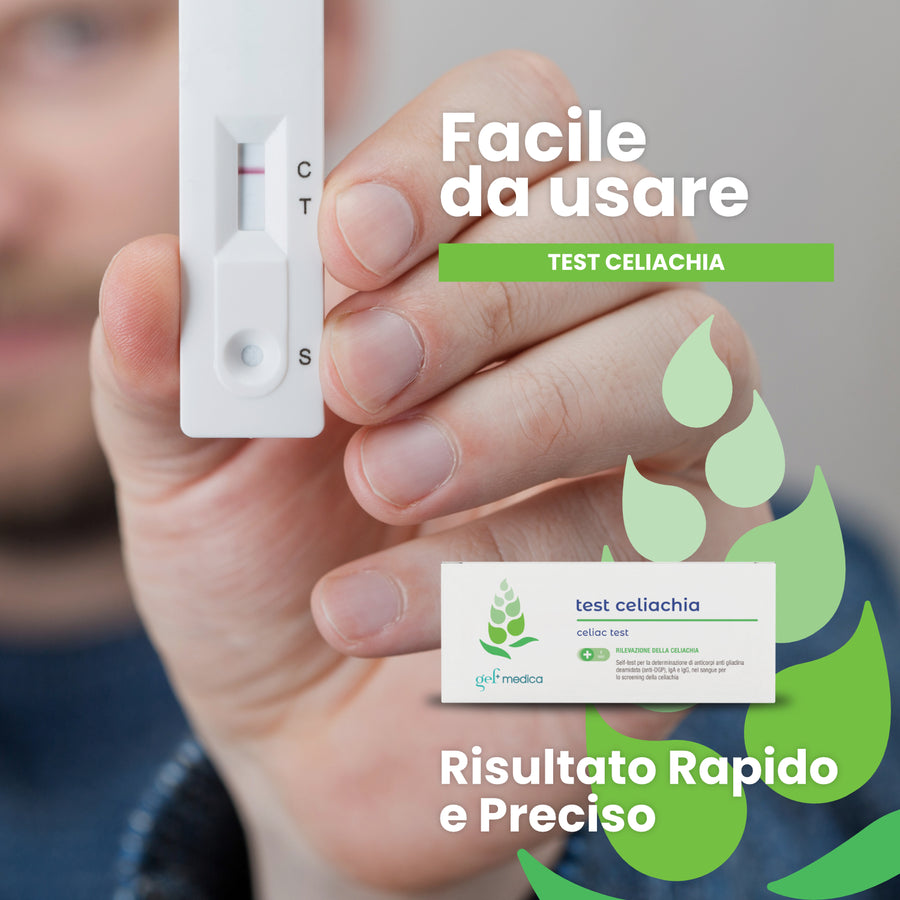 Expo Test Celiachia – Display da Banco con 20 Test (10 + 10 Ricariche) | Gef Medica