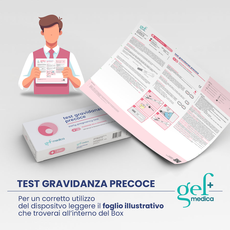 Test gravidanza precoce - Gef Medica (2 test)