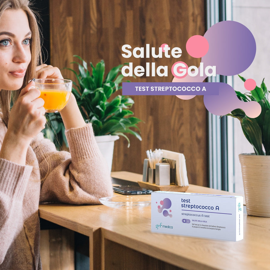 Test Streptococco A Rapido — 2 Test Faringei | GEF Medica