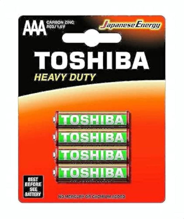 Toshiba Pile Zinco Carbone 4 pz – Stilo AA e Mini Stilo AAA – Mini stilo AAA
