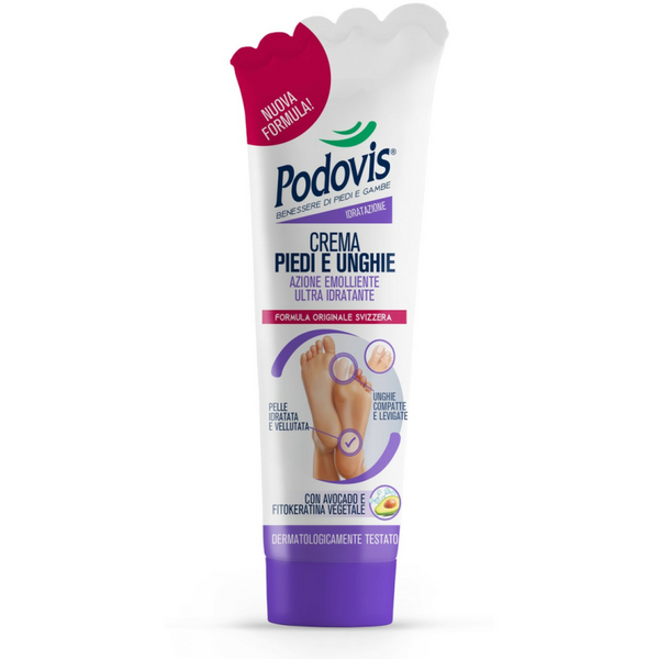 Podovis cr.100ml Emoll.piedi&unghie, confezione del prodotto
