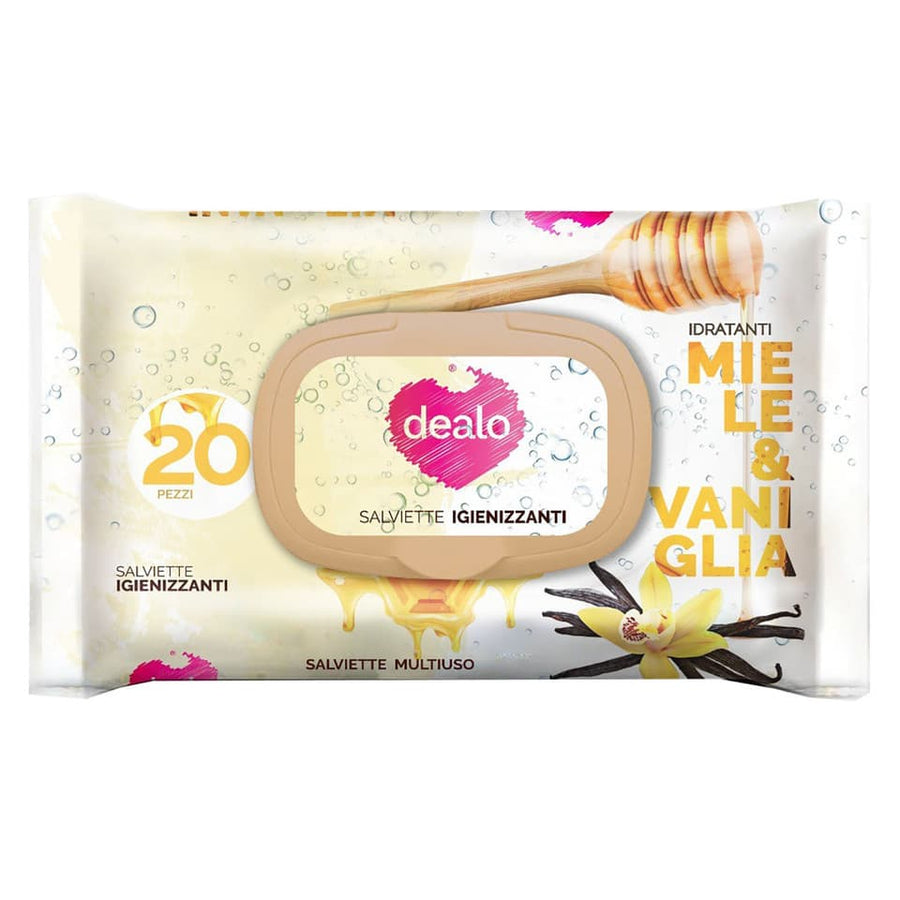 Dealo Salviett Baby Pz 20 Miele&Vaniglia