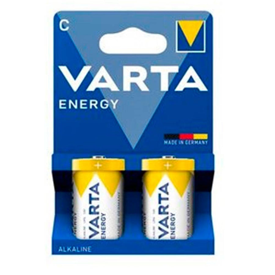 Varta Pile Alkaline 2 pz – Mezza Torcia C e Torcia D – Mezza torcia C