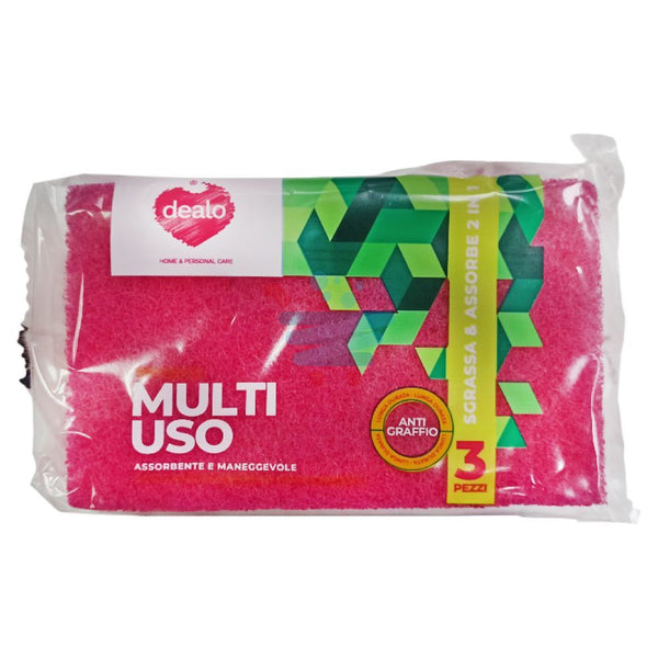 Dealo Spugna Multiuso Pz 3