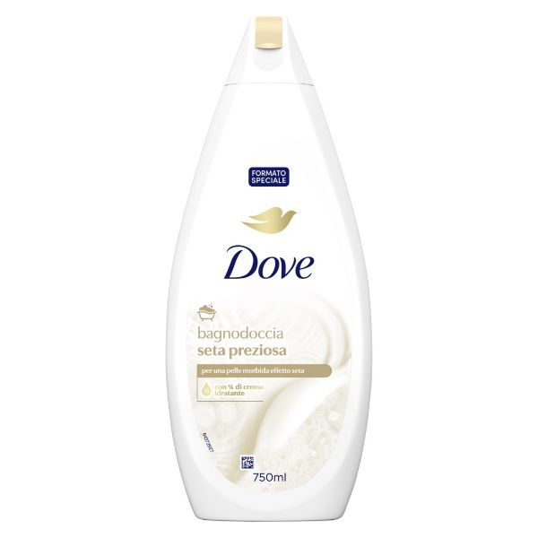 Dove Bagno 750ml Seta Preziosa – Cartone 12 pz