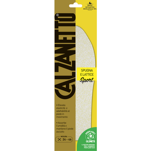 Calzanetto Soletta Sport Spugna