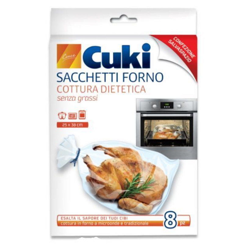 Cuki Sacchetti Forno Cottura