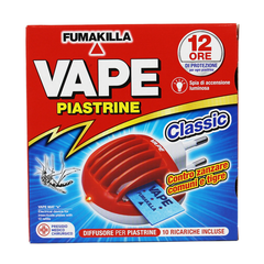 Vape Base+piastrine pz 10 Classico – Cartone 12 pz