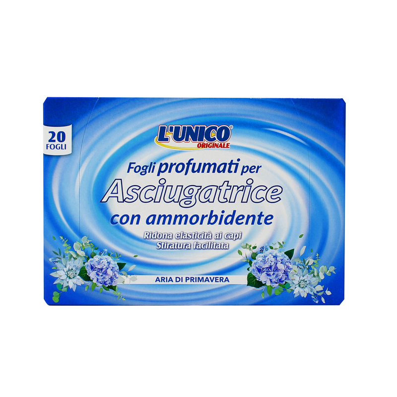 L'Unico Fogli Asciugatrice Pz 20