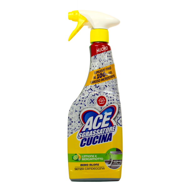 Ace Spray 600ml Sgrassante Cucina – Cartone 8 pz