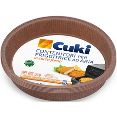 Cuki Contenitore Friggitrice Ad Aria C/carta Forno pz 5 – Cartone 12 pz