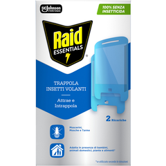 Raid Essentials Trappola Ricarica Insetti Volanti – Cartone 6 pz