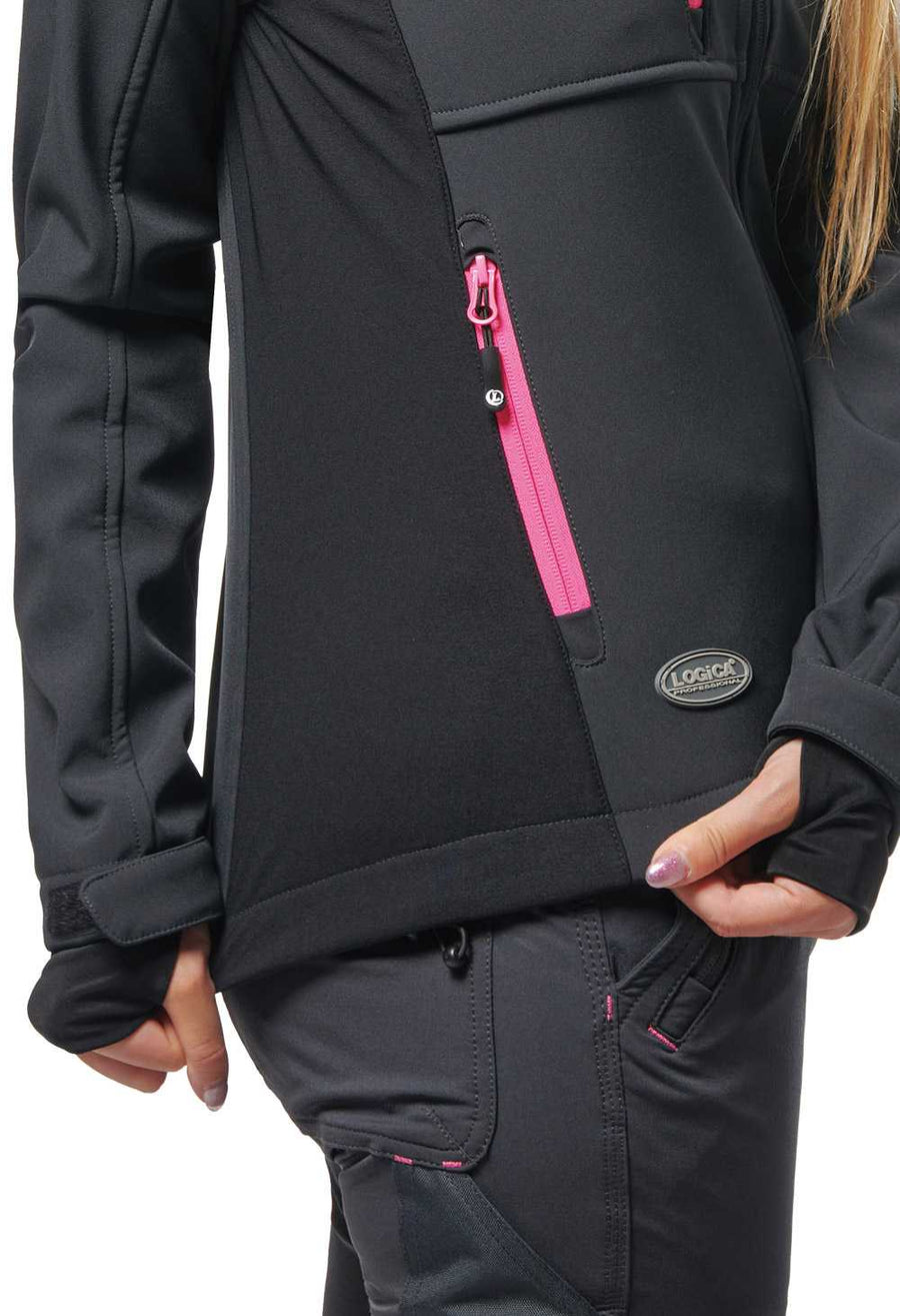 Giacca donna soft-shell CALIPSO impermeabile — foto ufficiale Logica Professional