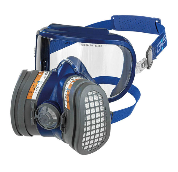 Maschera SPR401 con 2 filtri A1P3 e visiera
