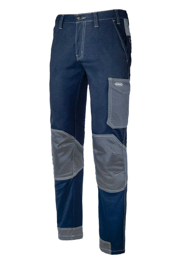 Pantalone invernale Logica FANTOM stretch 320 g colore Blu/Grigio — foto ufficiale Logica Professional