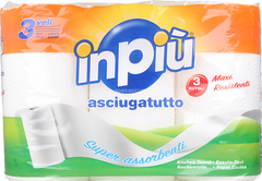 Inpiu'Asciugatutto Maxi 3 Rot – Cartone 7 pz