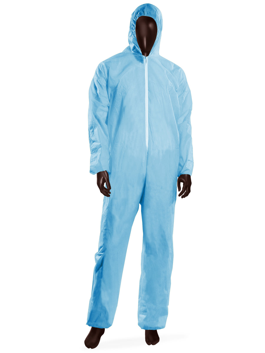 Tuta monouso Hood 40 Ajsia con cappuccio PLP 40g DPI I - 6 colori - cartone 50 pz