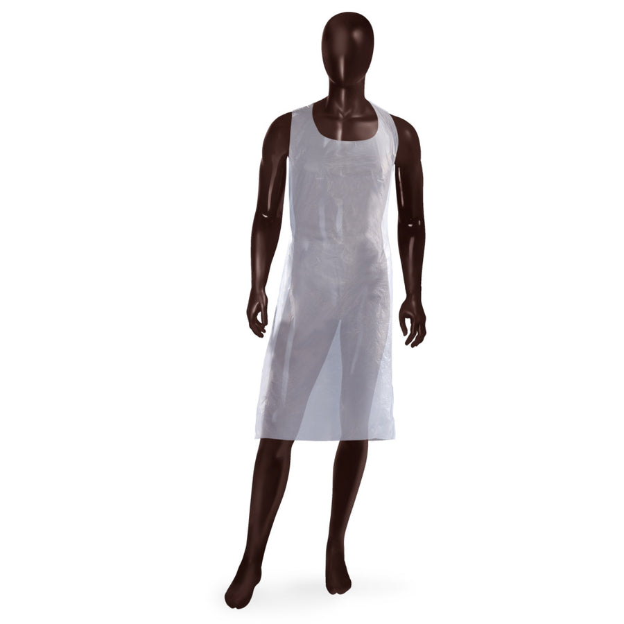 Grembiule monouso APRON 30 Ajsia LDPE 30my 70x120cm food contact DPI I - 6 colori - cartone 1000 pz