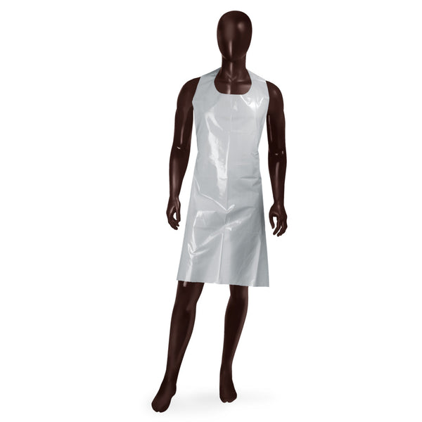 Grembiule Monouso APRON 60 Ajsia LDPE 60my 70x120cm Food Contact DPI I - 2 Colori - Cod. 14036/14037 - Cartone 500 pz