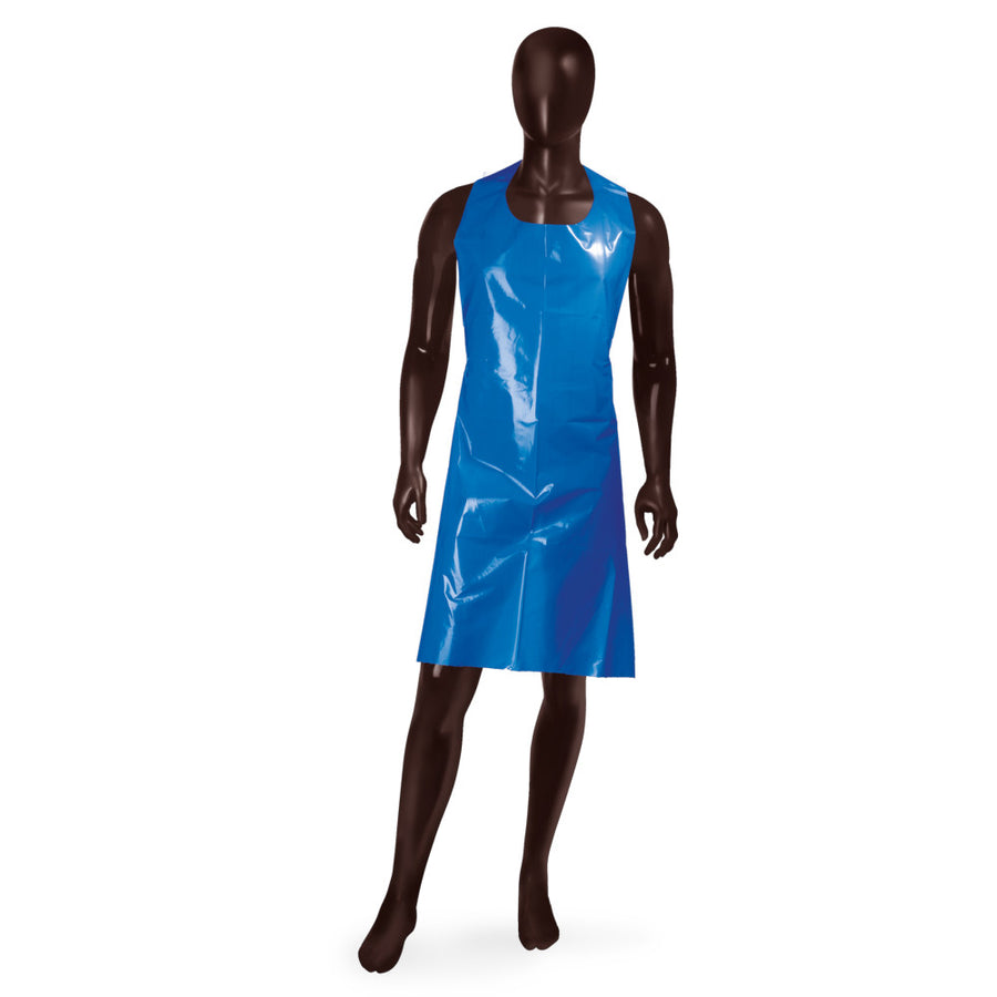 Grembiule Monouso APRON 60 Ajsia LDPE 60my 70x120cm Food Contact DPI I - 2 Colori - Cod. 14036/14037 - Cartone 500 pz