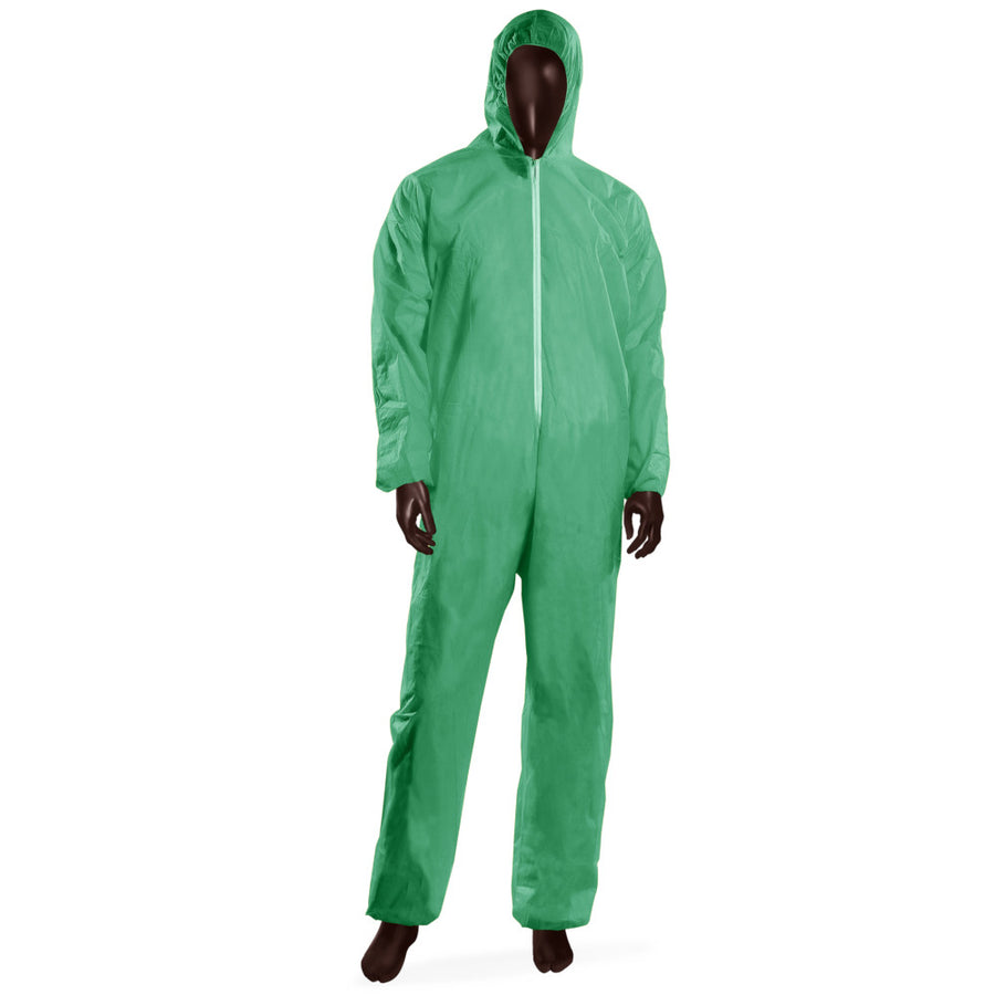 Tuta monouso Hood 40 Ajsia con cappuccio PLP 40g DPI I - 6 colori - cartone 50 pz