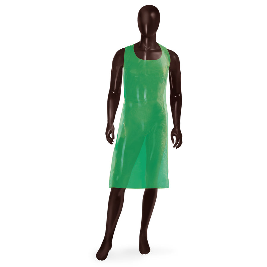 Grembiule monouso APRON 30 Ajsia LDPE 30my 70x120cm food contact DPI I - 6 colori - cartone 1000 pz