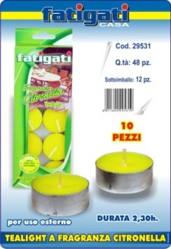 Fatigati Citronella Tealight Pz 10