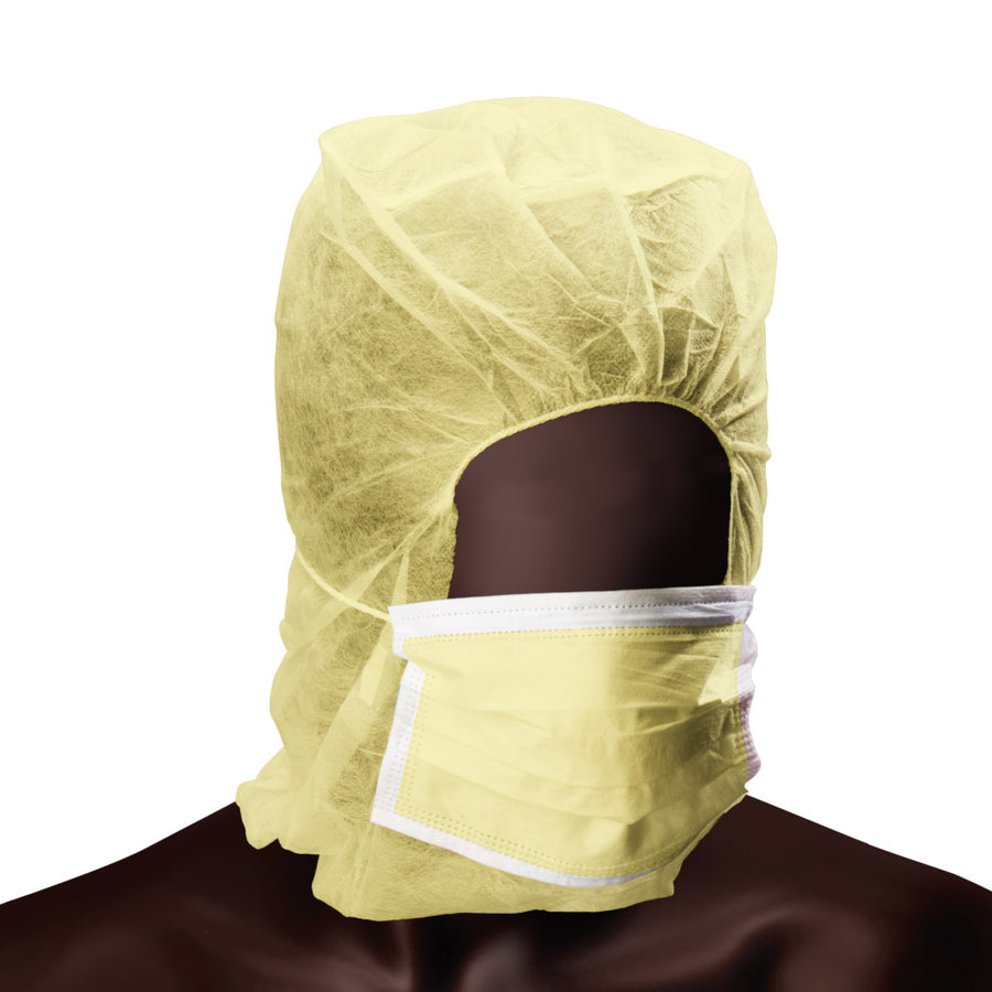 Cappuccio monouso balaclava con mascherina integrata PLP 20g DPI I - 5 colori - cartone 500 pz