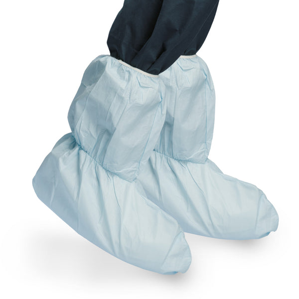 Gambali Monouso BOOTCOVERS Ajsia Laminato 67g Con/Senza Lacci DPI III - 2 Colori - 2 Dimensioni - Cod. 14545/14546/23701/23702 - Cartone 200 pz