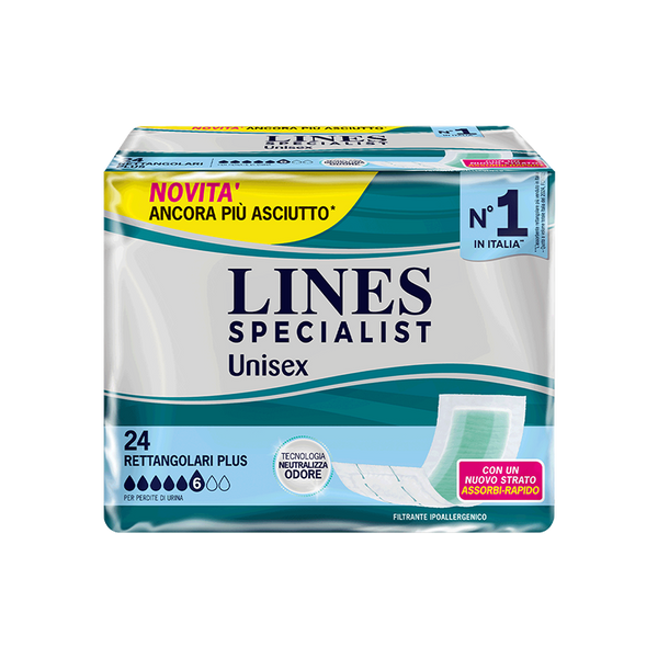 Lines Specialist Unisex Rettangolari Plus confezione