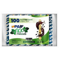 Caffe'palettine Legno 100pz (paif) – Cartone 30 pz