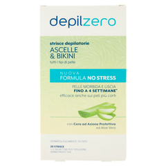 Depilzero Strisce Ascelle&bikini pz 20 – Cartone 12 pz