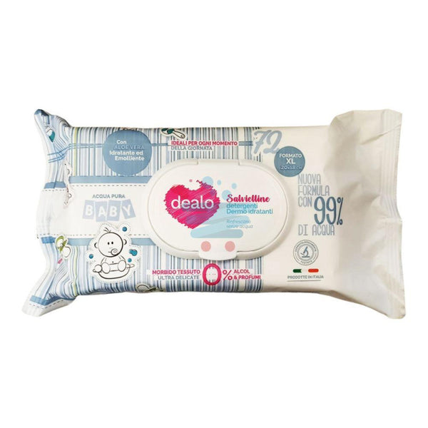 Dealo Salviett Baby pz 72 Xl Acqua – Cartone 24 pz