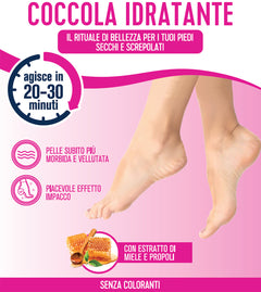 Podovis Coccola Rinfr Maschera per Piedi – Cartone 10 pz