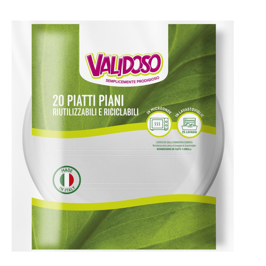 Validoso Piatti Piani Pz 20