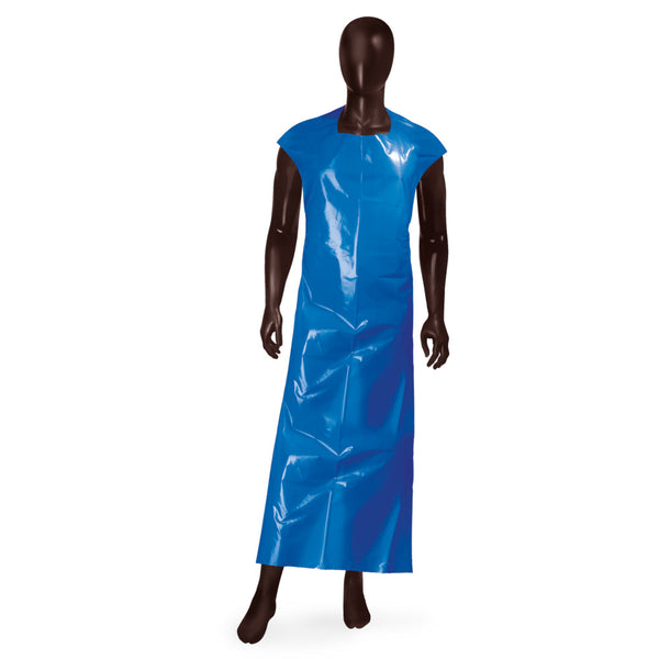 Grembiule monouso APRON LONGER 50 Ajsia LDPE 50my 80x150/100x160cm food contact DPI I - cod. 17372 - cartone 250 pz