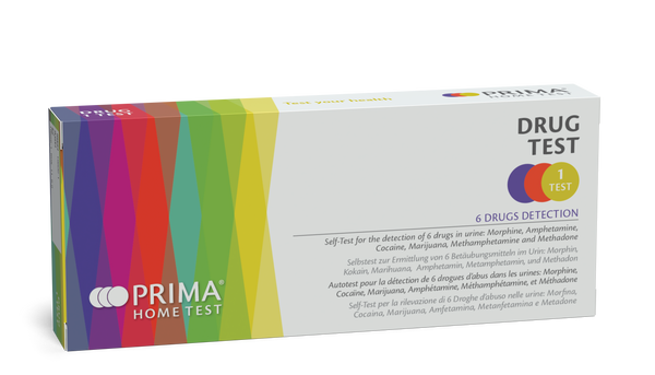 PRIMA Home Test Drug Test, pannello urine per 6 sostanze