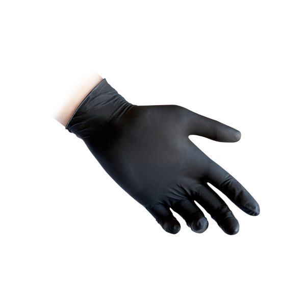 Guanti monouso in nitrile Food Service Reflexx N81 Black - 3,2 g | N81 | 10 box da 100 pezzi