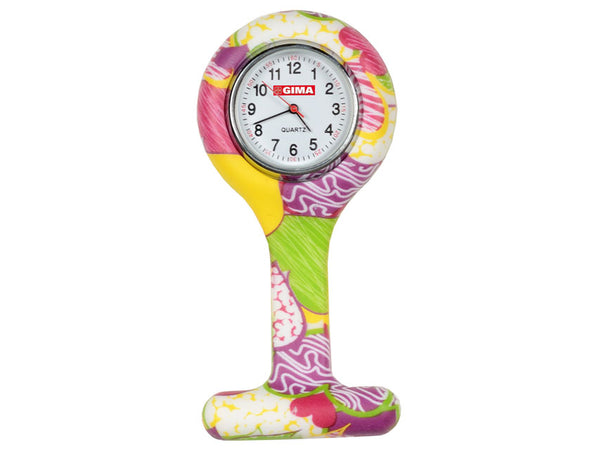 OROLOGIO PER INFERMIERI rotondo fantasia colori