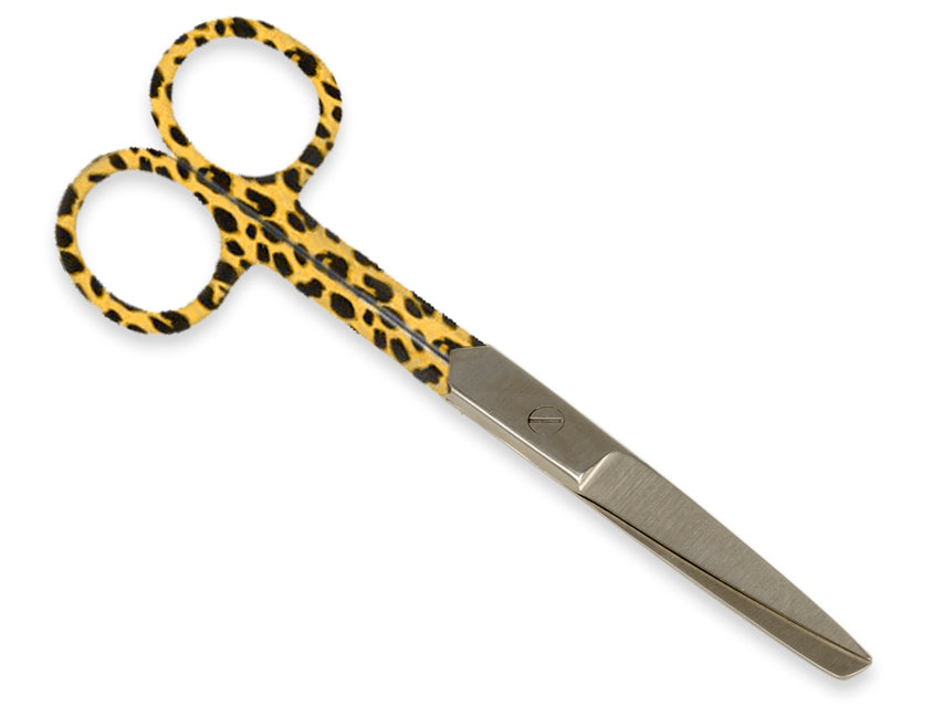 FORBICI RETTE PUNTE ALTERNE fantasia leopardo