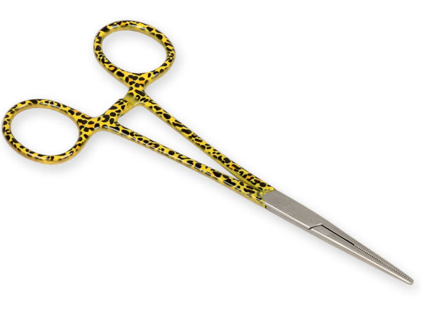 PINZA EMOSTATICA RETTA fantasia leopardo