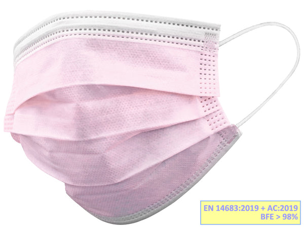 GISAFE MASCHERINA CHIRURGICA FILTRANTE 98% 3 VELI tipo IIR con elastici