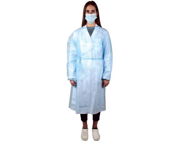 CAMICE MONOUSO 25g/m2 120x150 cm - misura L - non sterile