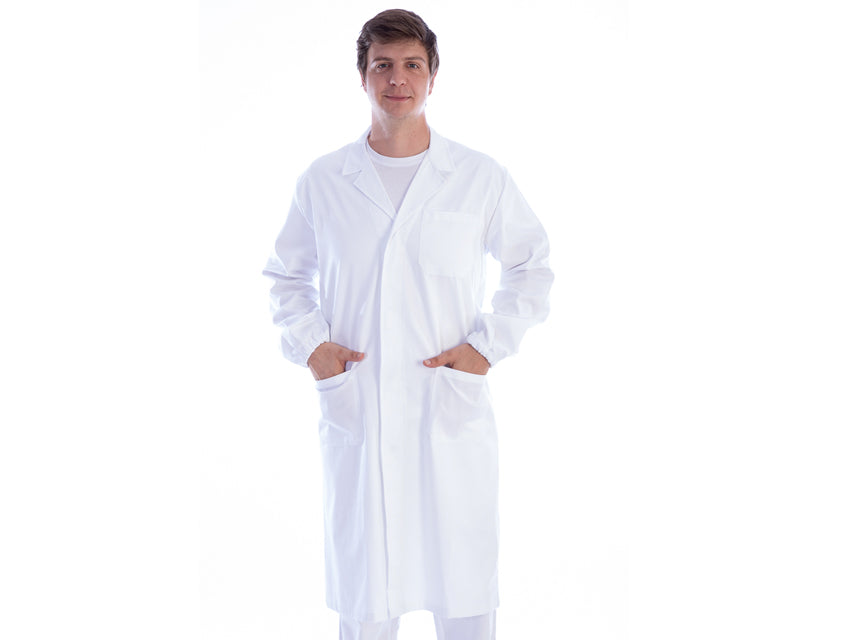 camice bianco con automatici unisex