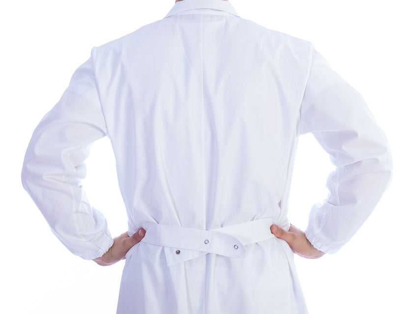 camice bianco con automatici unisex