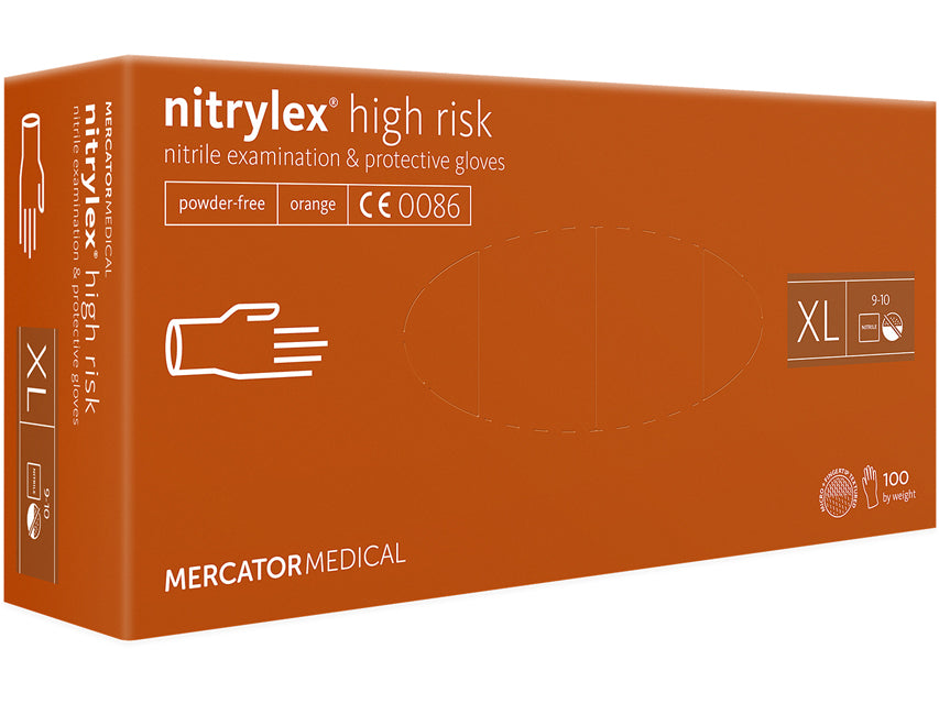 Guanti Nitrile Nitrylex Orange 21824