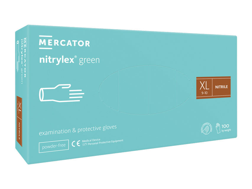 Guanti Nitrile Nitrylex Light Green 21829