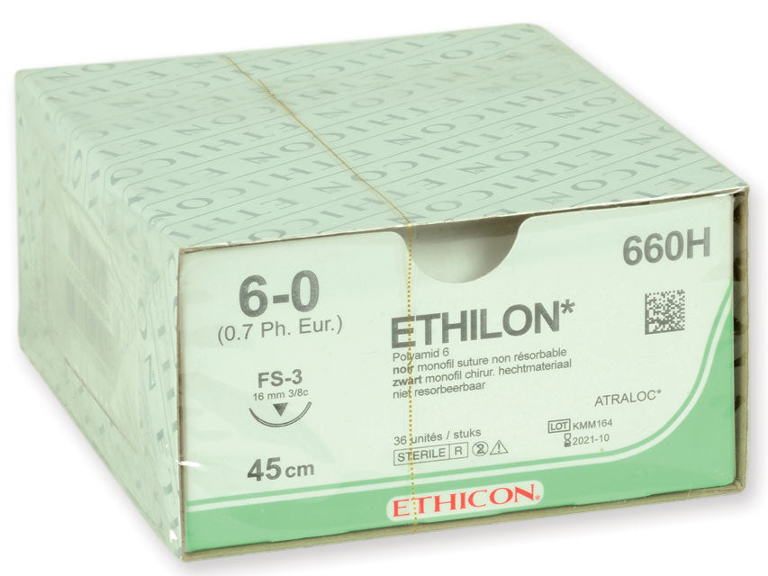 Sutura Monofilamento Ethicon Ethilon - Conf. 36 pz.