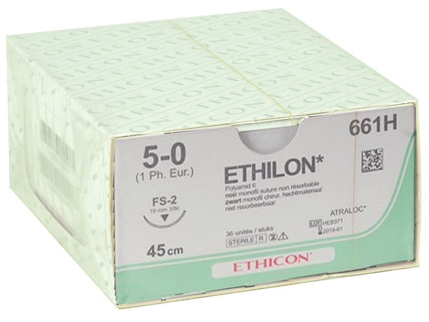 Sutura Monofilamento Ethicon Ethilon - Conf. 36 pz.